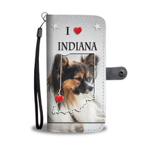 Load image into Gallery viewer, Cute Papillon Dog Print Wallet Case-Free Shipping-IN State