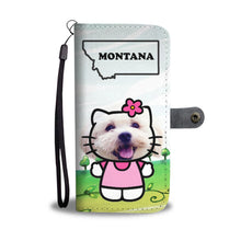 Load image into Gallery viewer, Cute Maltese Dog Print Wallet Case-Free Shipping-MT State
