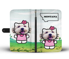 Load image into Gallery viewer, Cute Maltese Dog Print Wallet Case-Free Shipping-MT State