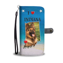 Load image into Gallery viewer, Cute German Shepherd Print Wallet Case-Free Shipping-IN State