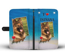 Load image into Gallery viewer, Cute German Shepherd Print Wallet Case-Free Shipping-IN State