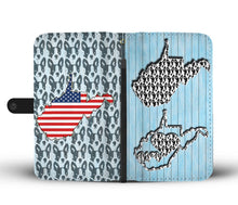 Load image into Gallery viewer, Cute Boston Terrier Dog Pattern Print Wallet Case-Free Shipping-WV State