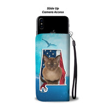 Load image into Gallery viewer, Cute Burmese Cat Print Wallet Case-Free Shipping-AL State