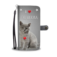 Load image into Gallery viewer, British Shorthair Cat Print Wallet Case-Free Shipping-AL State