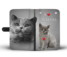 Load image into Gallery viewer, British Shorthair Cat Print Wallet Case-Free Shipping-AL State