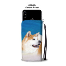 Load image into Gallery viewer, Cute Akita Dog Print Wallet Case-Free Shipping-AL State