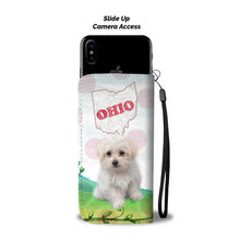 Load image into Gallery viewer, Cute Maltese Dog Print Wallet Case-Free Shipping-OH State