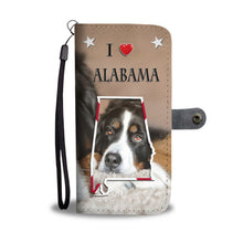 Load image into Gallery viewer, Cute Bernese Mountain Dog Print Wallet Case-Free Shipping-AL State