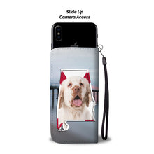 Load image into Gallery viewer, Clumber Spaniel Print Wallet Case-Free Shipping- AL State