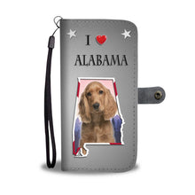 Load image into Gallery viewer, Cocker Spaniel Print Wallet Case-Free Shipping-AL State