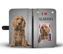 Load image into Gallery viewer, Cocker Spaniel Print Wallet Case-Free Shipping-AL State