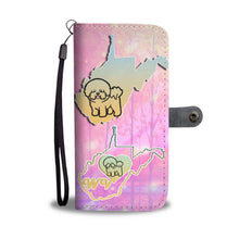 Load image into Gallery viewer, Cute Bichon Fries Dog Art Print Wallet Case-Free Shipping-WV State