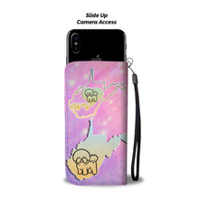 Load image into Gallery viewer, Cute Bichon Fries Dog Art Print Wallet Case-Free Shipping-WV State