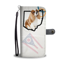 Load image into Gallery viewer, Cavalier King Charles Spaniel Print Wallet Case-Free Shipping-OH State