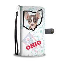 Load image into Gallery viewer, Chihuahua Print Wallet Case-Free Shipping-OH State