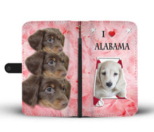 Load image into Gallery viewer, Cute Dachshund Print Wallet Case-Free Shipping-AL State