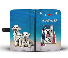Load image into Gallery viewer, Cute Dalmatian Dog Print Wallet Case-Free Shipping-AL State
