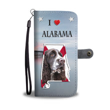 Load image into Gallery viewer, Cute English Springer Spaniel Print Wallet Case-Free Shipping-AL State