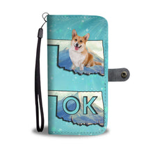 Load image into Gallery viewer, Cardigan Welsh Corgi Dog Print Wallet Case-Free Shipping-OK State