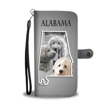 Load image into Gallery viewer, Cute Goldendoodle Print Wallet Case-Free Shipping-AL State