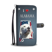 Load image into Gallery viewer, Cute Great Pyrenees Print Wallet Case-Free Shipping-AL State