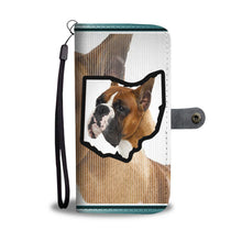 Load image into Gallery viewer, Boxer Dog Print Wallet Case-Free Shipping-OH State
