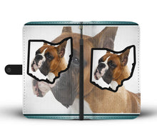 Load image into Gallery viewer, Boxer Dog Print Wallet Case-Free Shipping-OH State