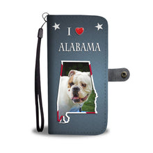 Load image into Gallery viewer, Cute Bulldog Print Wallet Case-Free Shipping-AL State