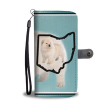 Load image into Gallery viewer, Chow Chow Dog Print Wallet Case-Free Shipping-OH State