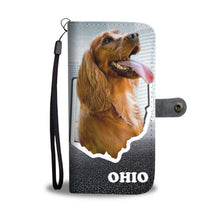 Load image into Gallery viewer, Cocker Spaniel Print Wallet Case-Free Shipping-OH State