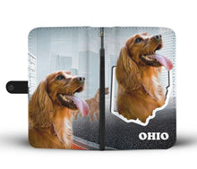 Load image into Gallery viewer, Cocker Spaniel Print Wallet Case-Free Shipping-OH State