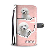 Load image into Gallery viewer, Cute Bichon Frise Print Wallet Case-Free Shipping-OH State