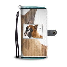 Load image into Gallery viewer, Boxer Dog Print Wallet Case-Free Shipping-CO State