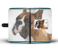 Load image into Gallery viewer, Boxer Dog Print Wallet Case-Free Shipping-CO State