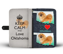 Load image into Gallery viewer, Cute Pekingese Dog Print Wallet Case-Free Shipping-OK State