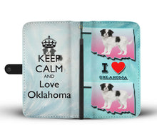 Load image into Gallery viewer, Cute Japanese Chin Dog Print Wallet Case-Free Shipping-OK State