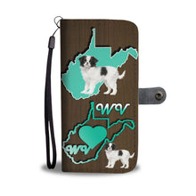 Load image into Gallery viewer, Cute Japanese Chin Print Wallet Case-Free Shipping-WV State