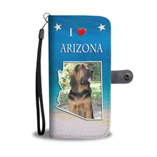 Load image into Gallery viewer, Cute Bloodhound Print Wallet Case-Free Shipping-AZ State