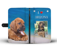Load image into Gallery viewer, Cute Bloodhound Print Wallet Case-Free Shipping-AZ State