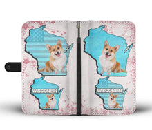 Load image into Gallery viewer, Cardigan Welsh Corgi Dog Print Wallet Case-Free Shipping-WI State