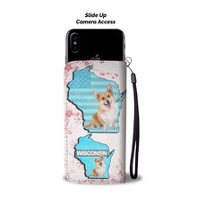 Load image into Gallery viewer, Cardigan Welsh Corgi Dog Print Wallet Case-Free Shipping-WI State