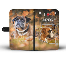 Load image into Gallery viewer, Boxer Dog Print Wallet Case-Free Shipping-AZ State