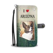 Load image into Gallery viewer, Cardigan Welsh Corgi Print Wallet Case-Free Shipping-AZ State