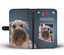 Load image into Gallery viewer, Cute Cesky Terrier Print Wallet Case-Free Shipping-AZ State