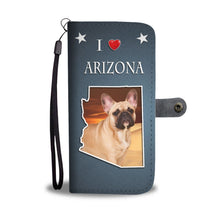 Load image into Gallery viewer, Cute French Bulldog Print Wallet Case-Free Shipping- AZ State