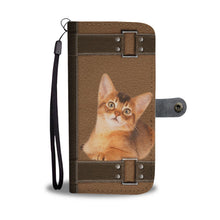 Load image into Gallery viewer, Abyssinian Cat Print Wallet Case-Free Shipping-CO State