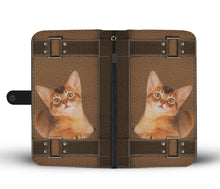 Load image into Gallery viewer, Abyssinian Cat Print Wallet Case-Free Shipping-CO State
