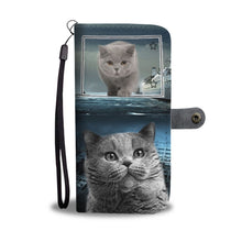 Load image into Gallery viewer, British Shorthair Cat Print Wallet Case-Free Shipping-CO State