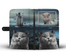 Load image into Gallery viewer, British Shorthair Cat Print Wallet Case-Free Shipping-CO State