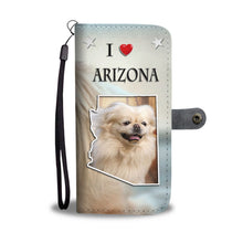 Load image into Gallery viewer, Cute Pekingese Dog Print Wallet Case-Free Shipping-AZ State